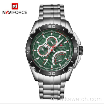 NAVIFORCE 9183 Fashion New Large Dial Reloj para hombre Reloj de cuarzo luminoso Relojes deportivos de pulsera